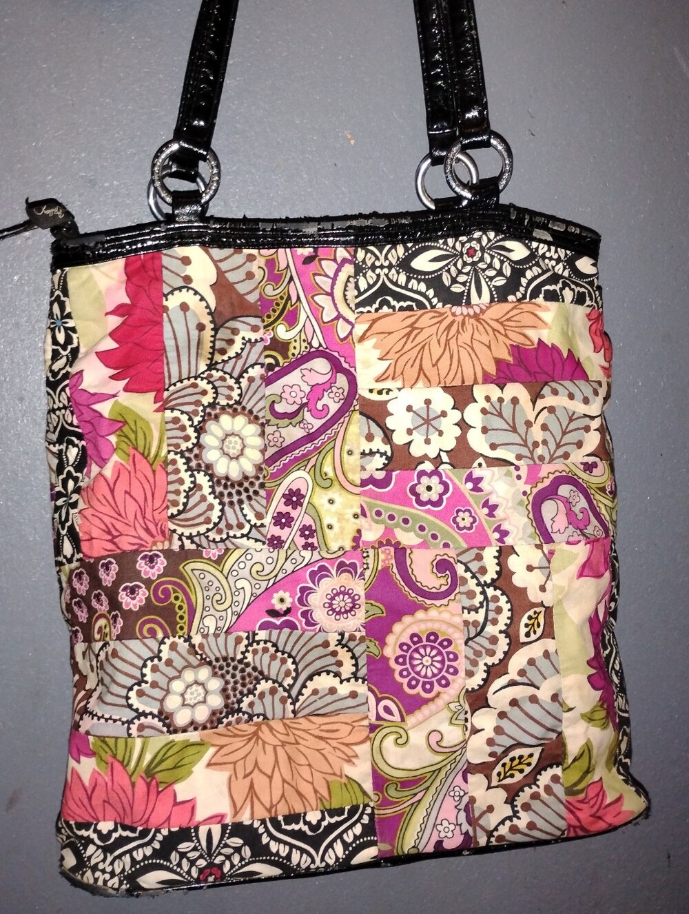 Vera Bradley -Vibrant Quilted Patchwork Medley Tote Bag